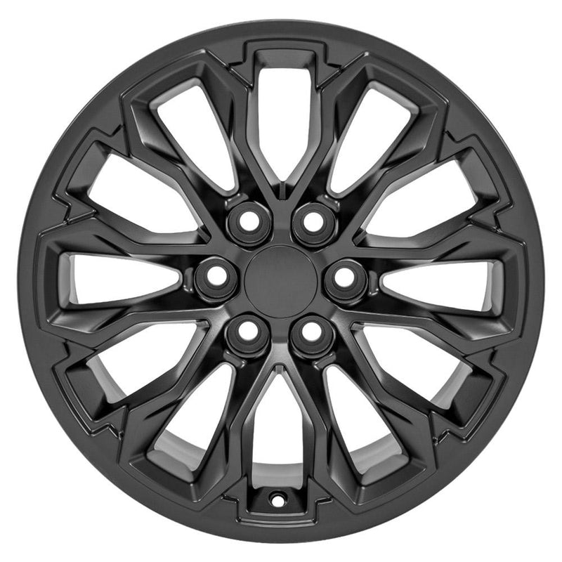 OE Wheels CV54 17x8 6x120 33et Satin Black Wheel