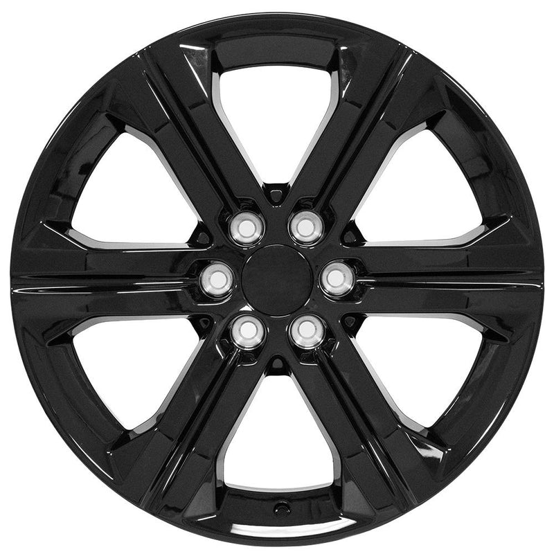 OE Wheels CV60 22x9 6x139.7 24et Gloss Black Wheel