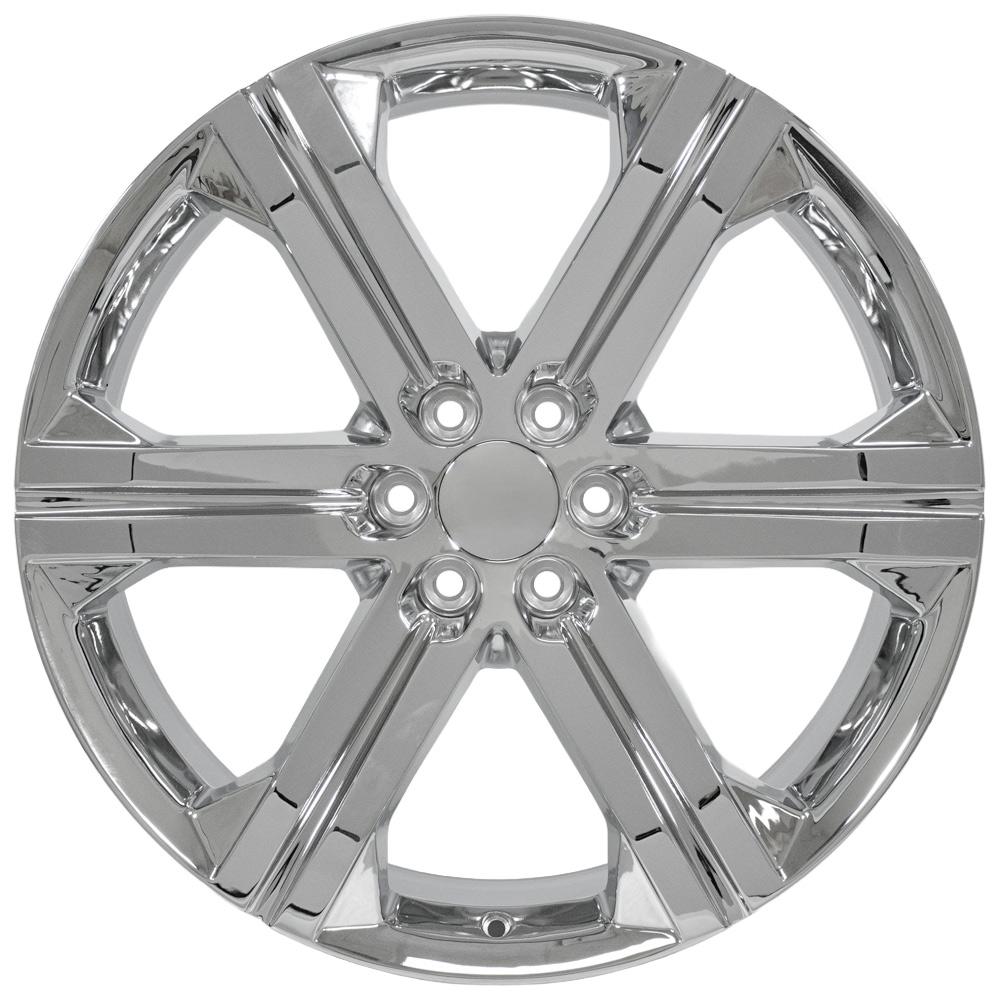 OE Wheels CV60 24x10 6x139.7 30et Chrome Wheel