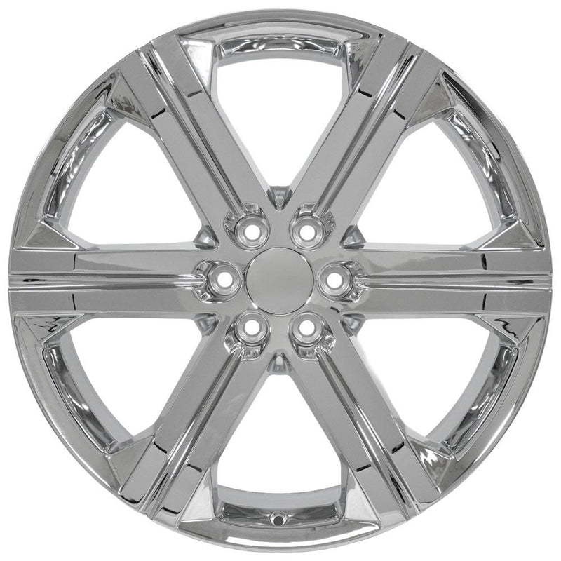 OE Wheels CV60 24x10 6x139.7 30et Chrome Wheel