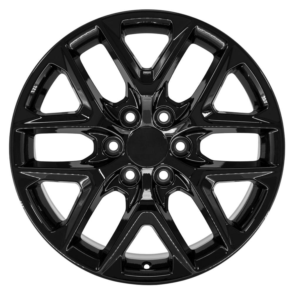 OE Wheels CV62 20x9 6x139.7 28et Gloss Black Wheel