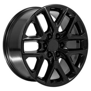 OE Wheels CV62 20x9 6x139.7 28et Gloss Black Wheel