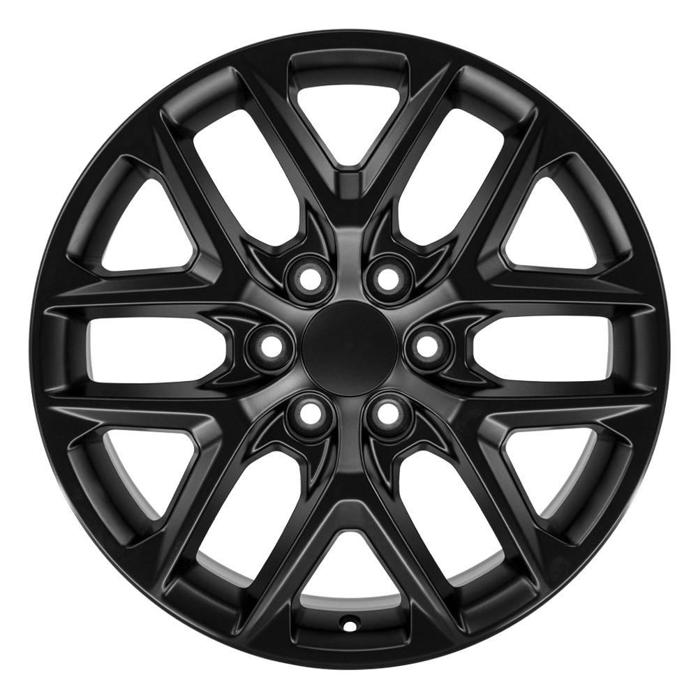 OE Wheels CV62 20x9 6x139.7 28et Satin Black Wheel