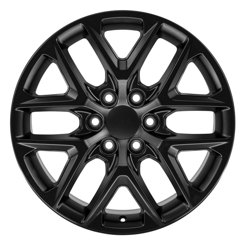 OE Wheels CV62 20x9 6x139.7 28et Satin Black Wheel
