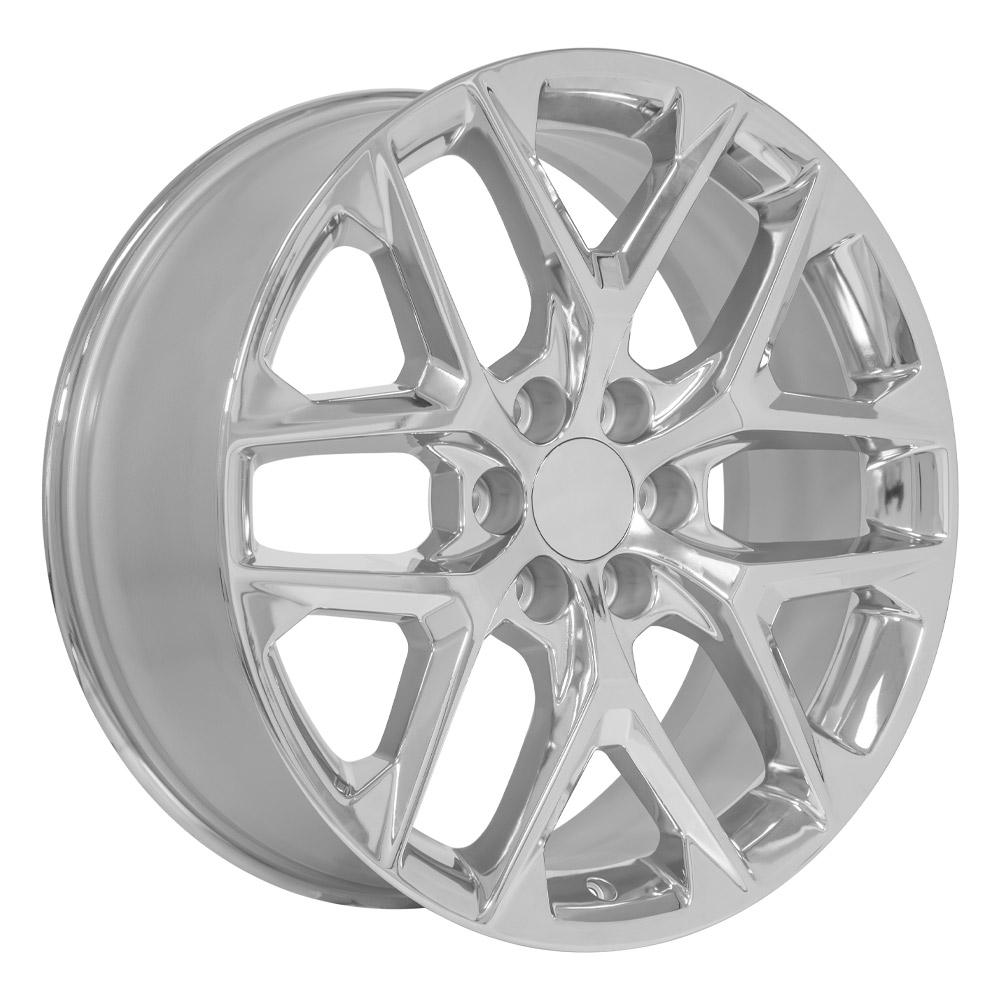 OE Wheels CV62 22x9 6x139.7 28et Chrome Wheel SS: 9511619