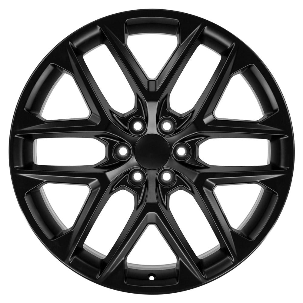 OE Wheels CV62 24x10 6x139.7 28et Satin Black Wheel