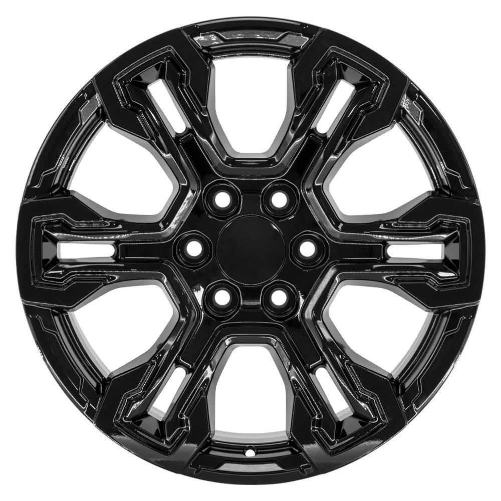 OE Wheels CV65 20x9 6x139.7 26et Gloss Black Wheel