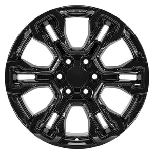 OE Wheels CV65 20x9 6x139.7 26et Gloss Black Wheel