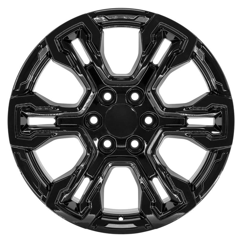 OE Wheels CV65 20x9 6x139.7 26et Gloss Black Wheel