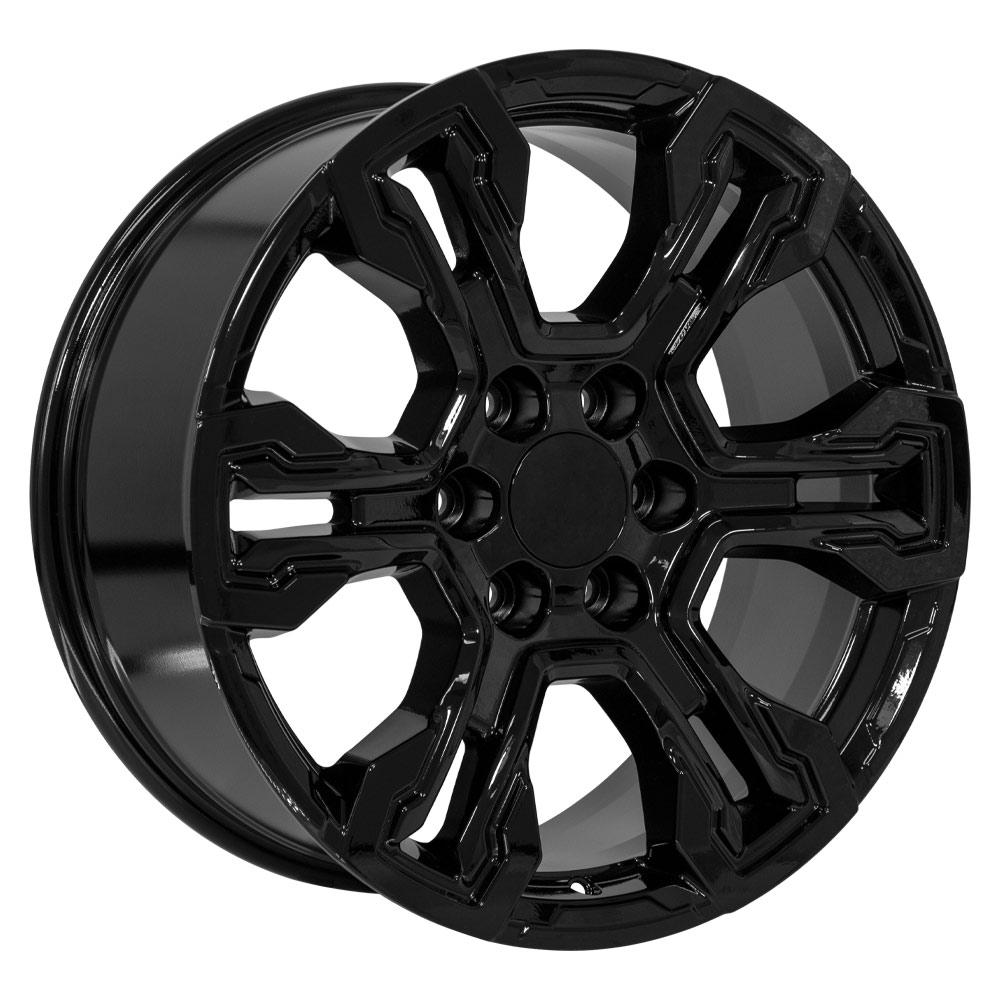 OE Wheels CV65 20x9 6x139.7 26et Gloss Black Wheel