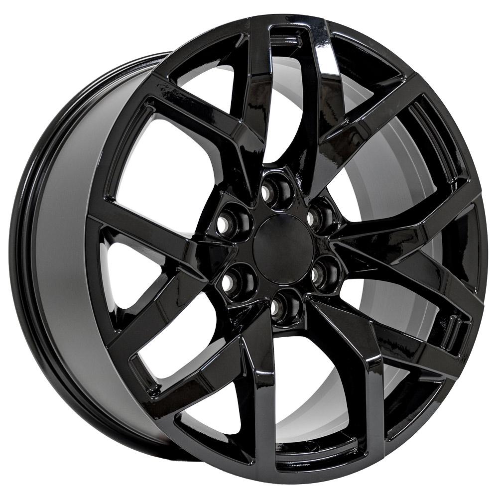 OE Wheels CV66 20x9 6x139.7 28et Gloss Black Wheel