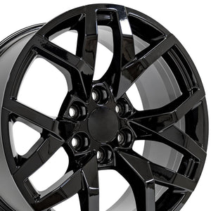 OE Wheels CV66 20x9 6x139.7 28et Gloss Black Wheel