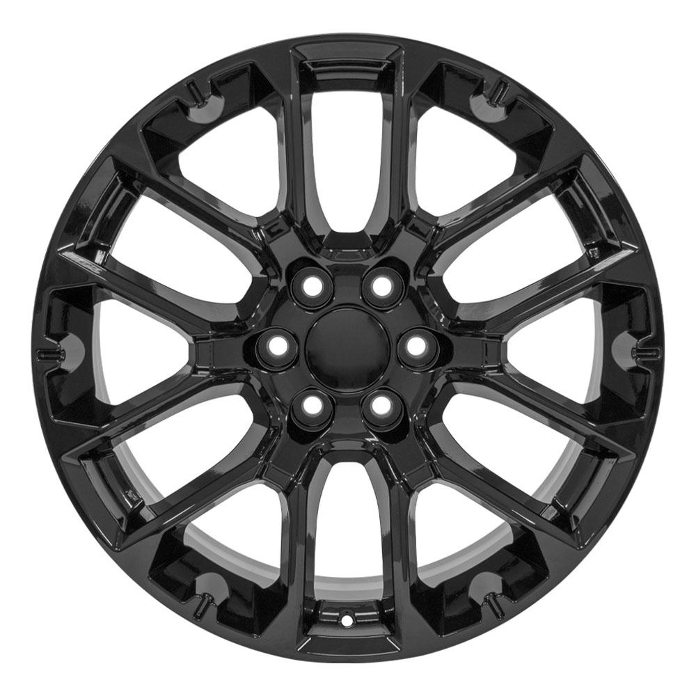 OE Wheels CV67 22x9 6x139.7 28et Gloss Black Wheel