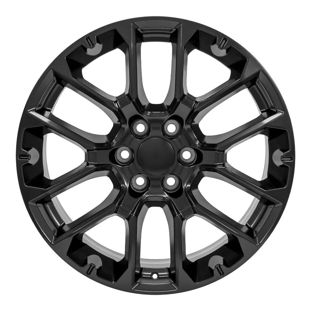 OE Wheels CV67 22x9 6x139.7 28et Satin Black Wheel