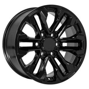 OE Wheels CV69 18x8.5 6x139.7 26et Gloss Black Wheel
