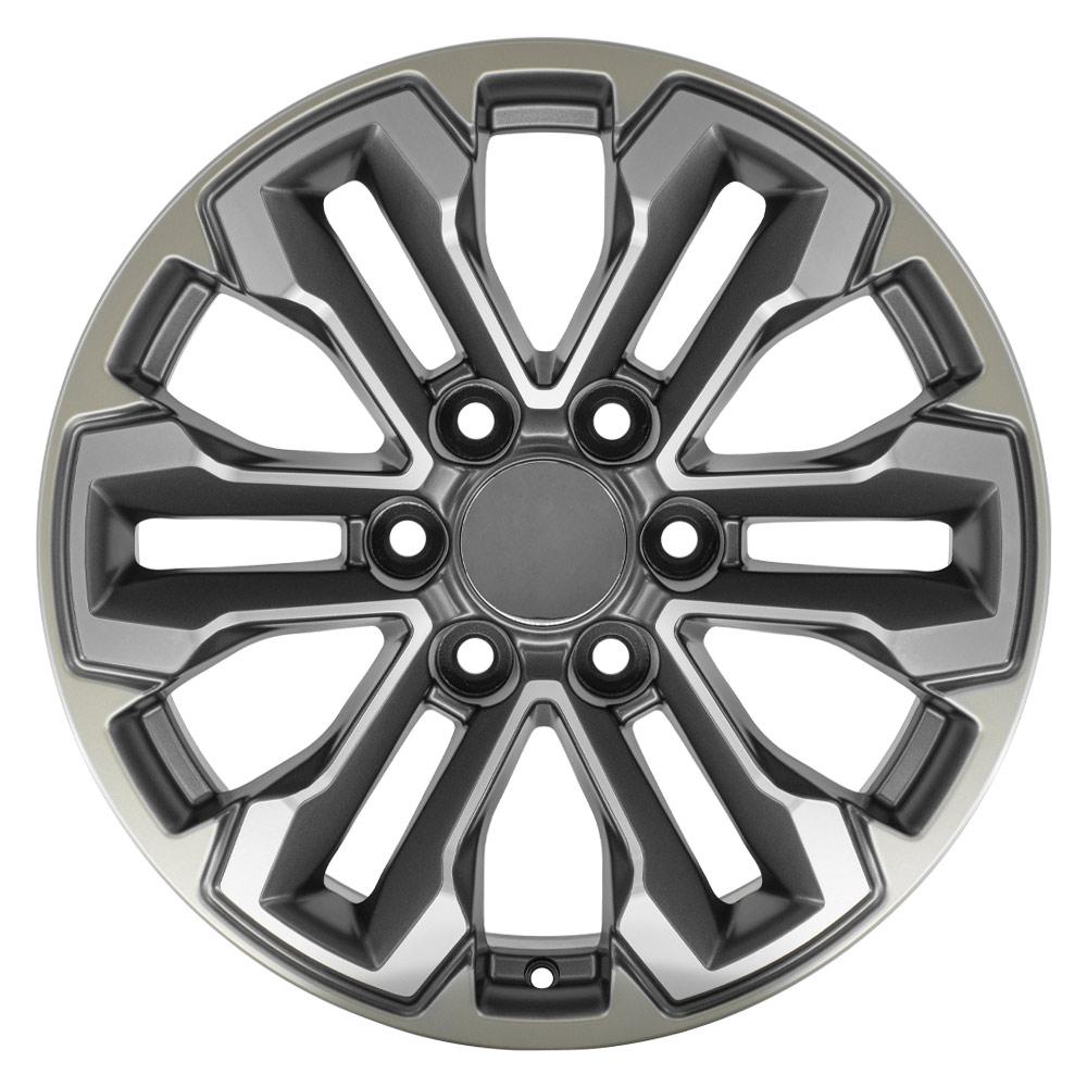 OE Wheels CV69 18x8.5 6x139.7 26et Satin Gunmetal Machined Face - Two Tone Wheel