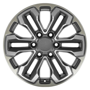OE Wheels CV69 18x8.5 6x139.7 26et Satin Gunmetal Machined Face - Two Tone Wheel