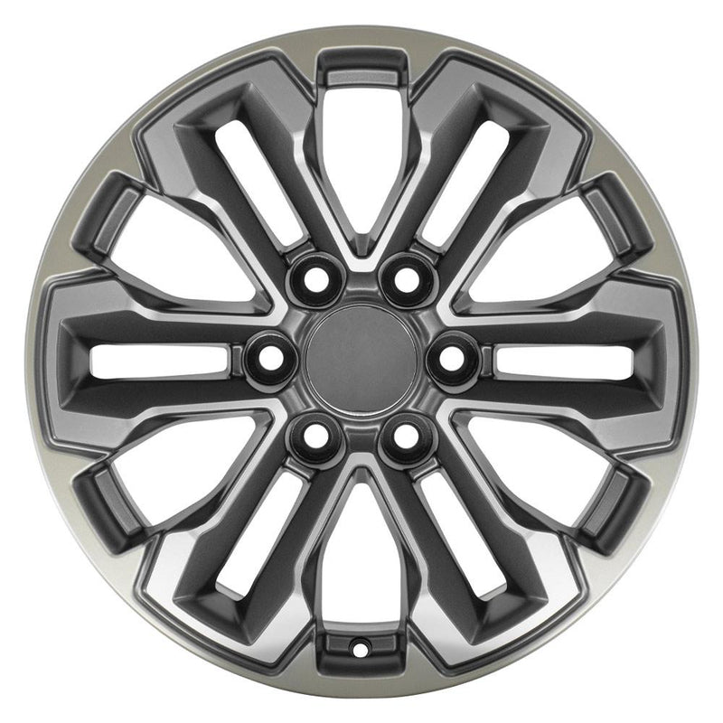 OE Wheels CV69 18x8.5 6x139.7 26et Satin Gunmetal Machined Face - Two Tone Wheel