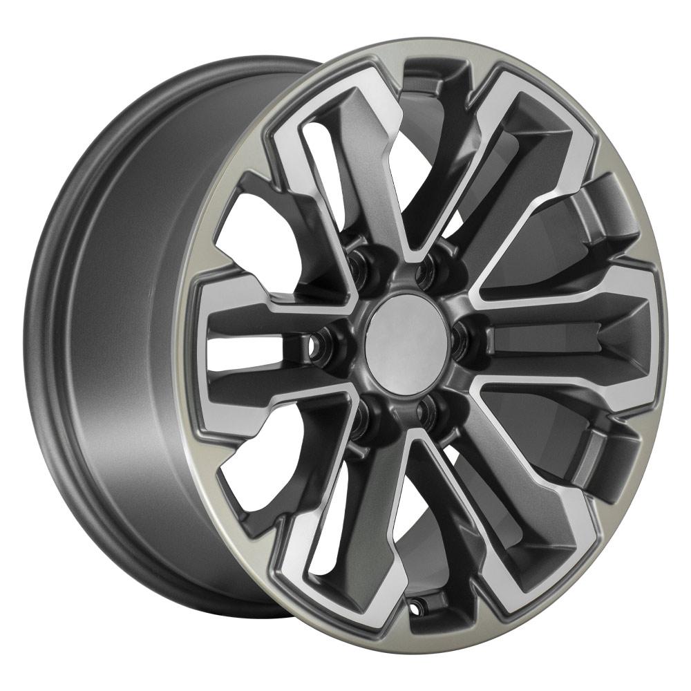 OE Wheels CV69 18x8.5 6x139.7 26et Satin Gunmetal Machined Face - Two Tone Wheel