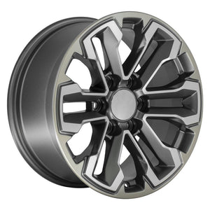 OE Wheels CV69 18x8.5 6x139.7 26et Satin Gunmetal Machined Face - Two Tone Wheel