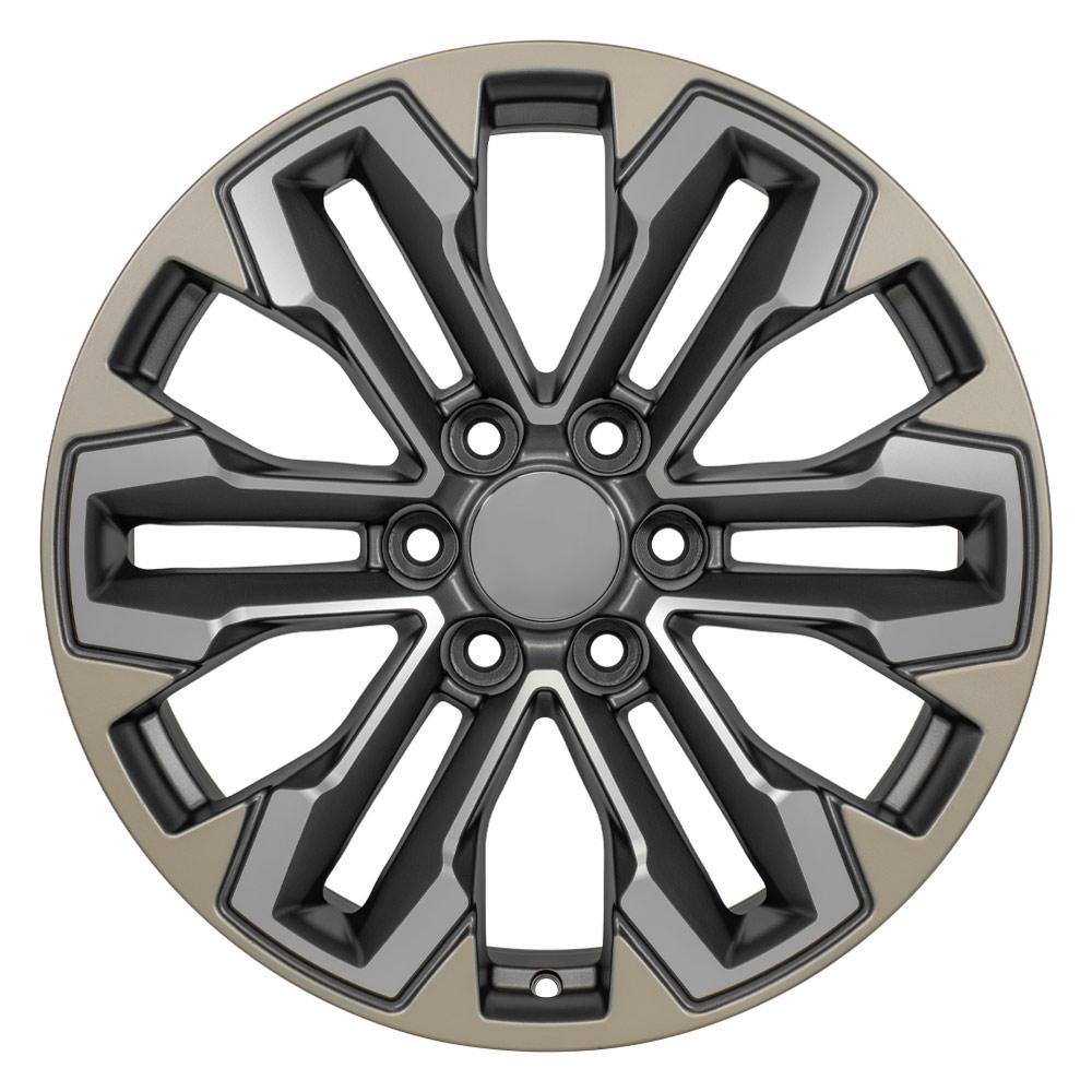 OE Wheels CV69 20x9 6x139.7 26et Satin Gunmetal Machined Face - Two Tone Wheel