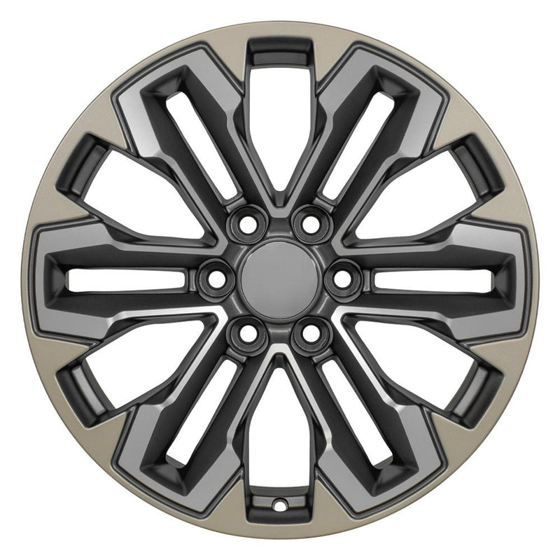 OE Wheels CV69 20x9 6x139.7 26et Satin Gunmetal Machined Face - Two Tone Wheel