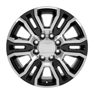 OE Wheels CV70A 20x8.5 8x165.1 12et Gloss Black Machined Wheel
