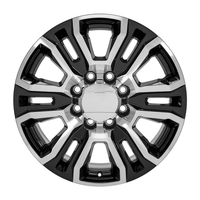 OE Wheels CV70B 20x8.5 8x180 47et Gloss Black Machined Wheel