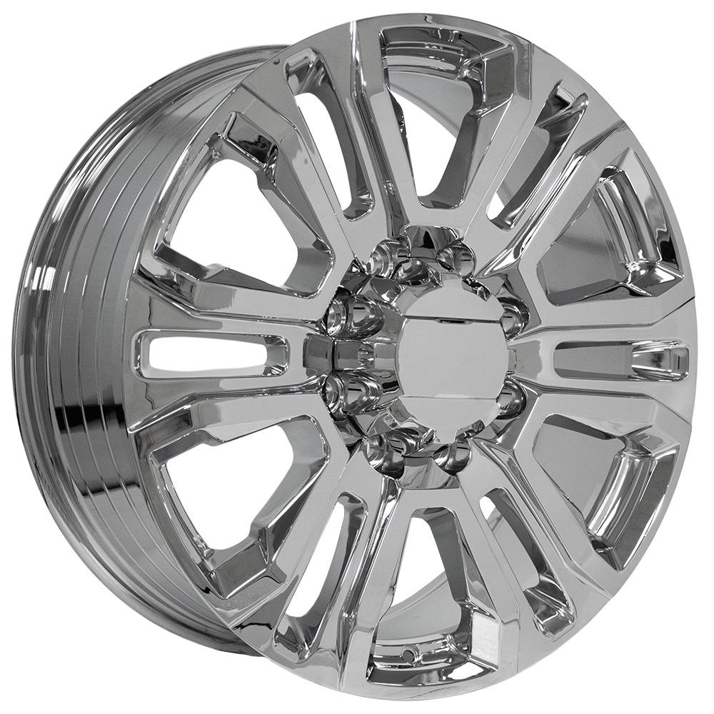OE Wheels CV70B 22x8.5 8x180 44et Chrome Wheel