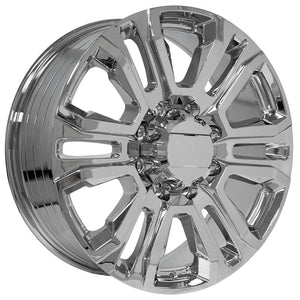 OE Wheels CV70B 22x8.5 8x180 44et Chrome Wheel