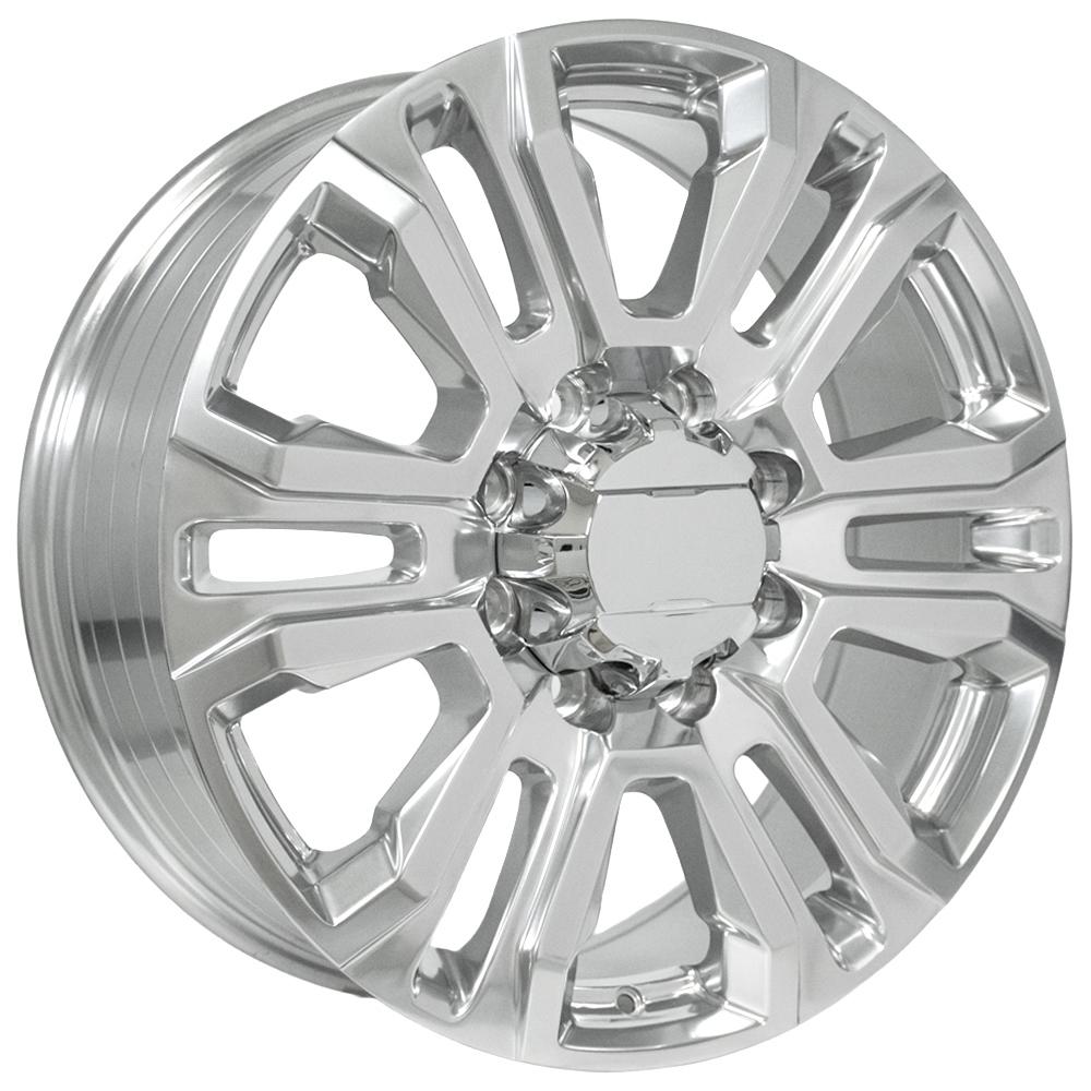 OE Wheels CV70B 22x8.5 8x180 44et Polished Wheel