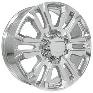 OE Wheels CV70B 22x8.5 8x180 44et Polished Wheel