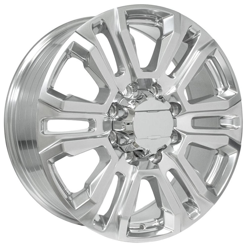 OE Wheels CV70B 22x8.5 8x180 44et Polished Wheel