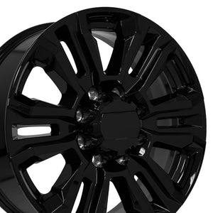 OE Wheels CV70B 22x8.5 8x180 47et Gloss Black Wheel