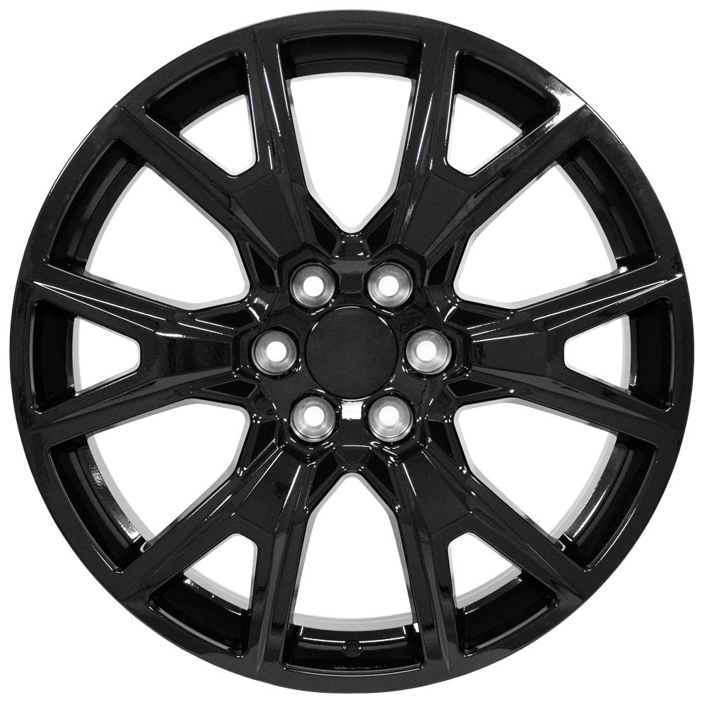 OE Wheels CV71 22x9 6x139.7 28et Gloss Black Wheel
