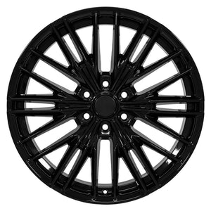 OE Wheels CV72 22x9 6x139.7 18et Gloss Black Wheel