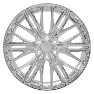 OE Wheels CV72 22x9.5 6x139.7 18et Chrome Wheel