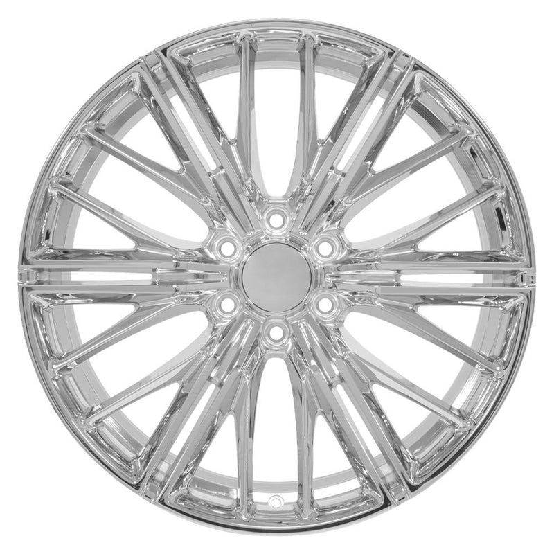 OE Wheels CV72 22x9.5 6x139.7 18et Chrome Wheel
