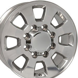 OE Wheels CV75B 18x8 8x180 44et Polished Wheel