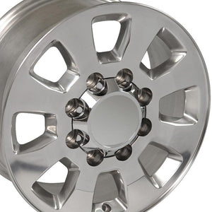 OE Wheels CV75B 18x8 8x180 44et Polished Wheel