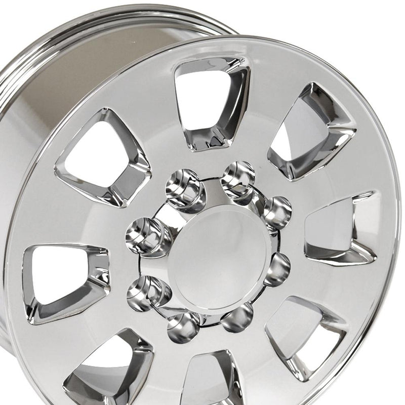 OE Wheels CV75A 18x8 8x165.1 12et Chrome Wheel