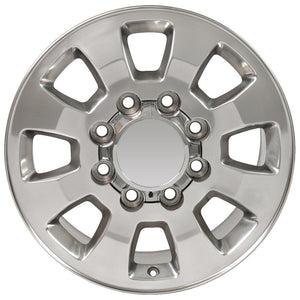 OE Wheels CV75A 18x8 8x165.1 12et Polished Wheel
