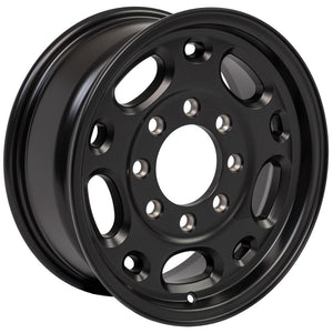 OE Wheels CV82 16x6.5 8x165.1 28et Satin Black Wheel