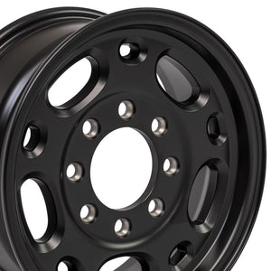 OE Wheels CV82 16x6.5 8x165.1 28et Satin Black Wheel