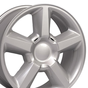 OE Wheels CV83 20x8.5 6x139.7 31et Gloss Silver Wheel