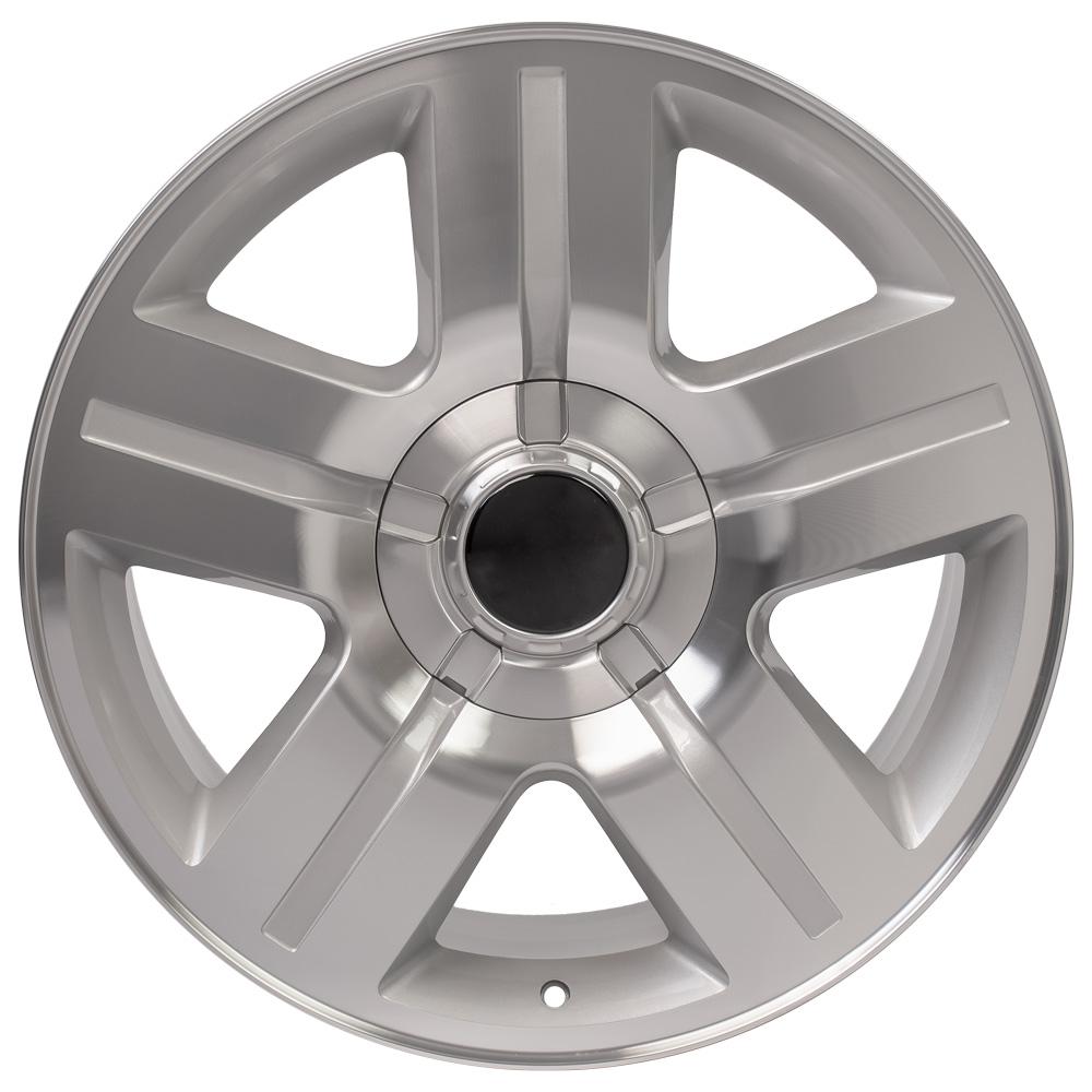 OE Wheels CV84 20x8.5 6x139.7 31et Gloss Silver Machined Wheel