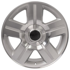 OE Wheels CV84 20x8.5 6x139.7 31et Gloss Silver Machined Wheel