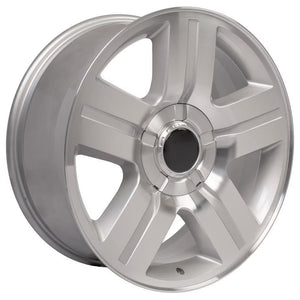 OE Wheels CV84 20x8.5 6x139.7 31et Gloss Silver Machined Wheel