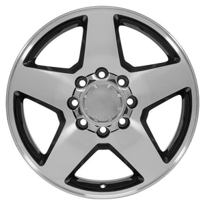 OE Wheels CV91A 20x8.5 8x165.1 12et Gloss Black Machined Wheel