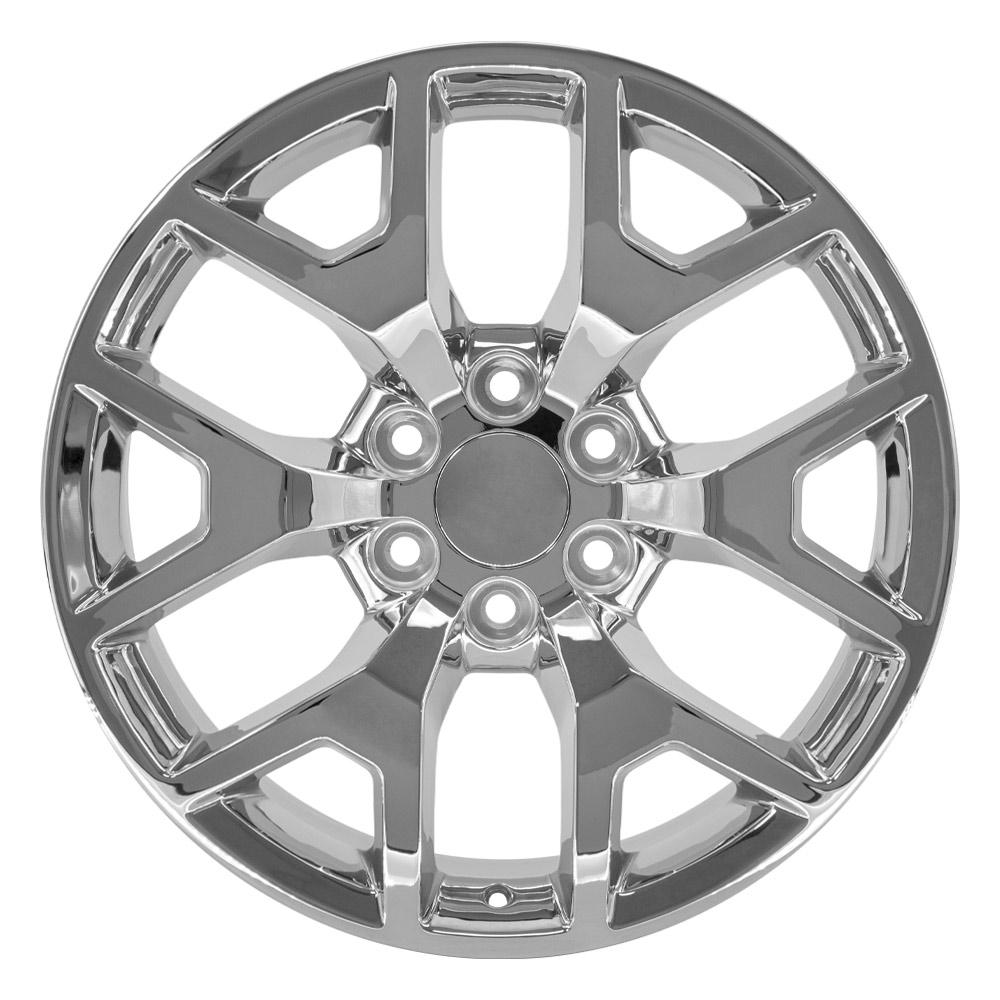 OE Wheels CV92 20x9 6x139.7 27et Chrome Wheel